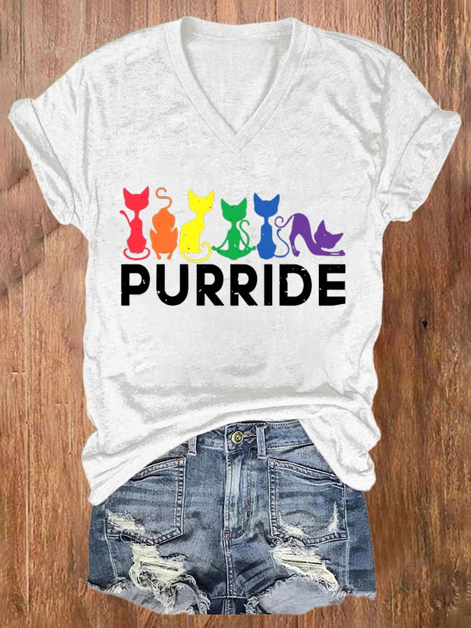 Women's Gay Print Casual Print T-Shirt