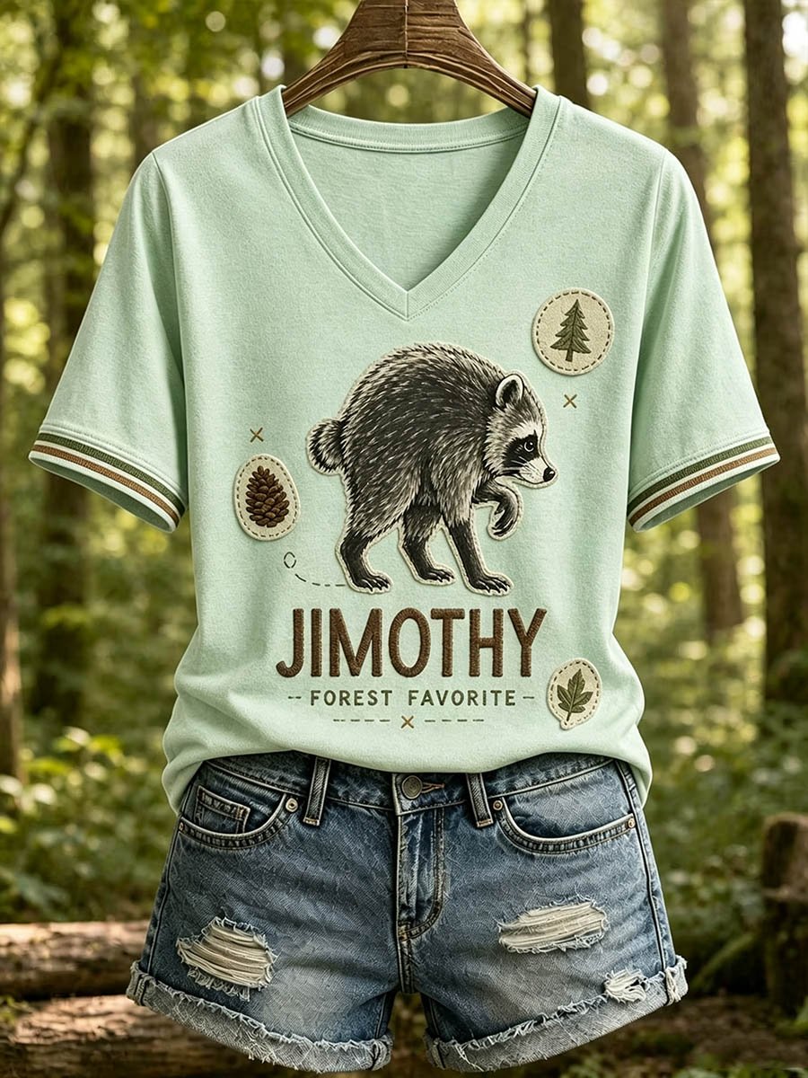 Women's Jimothy Raccoon T-Shirt