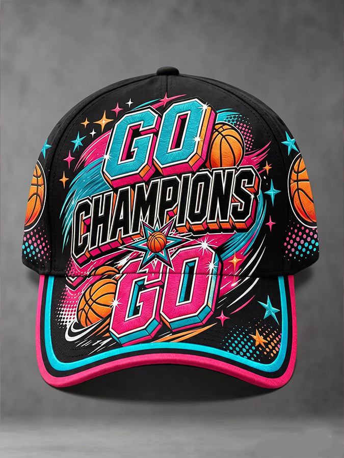 Unisex Basketball-Print Hat