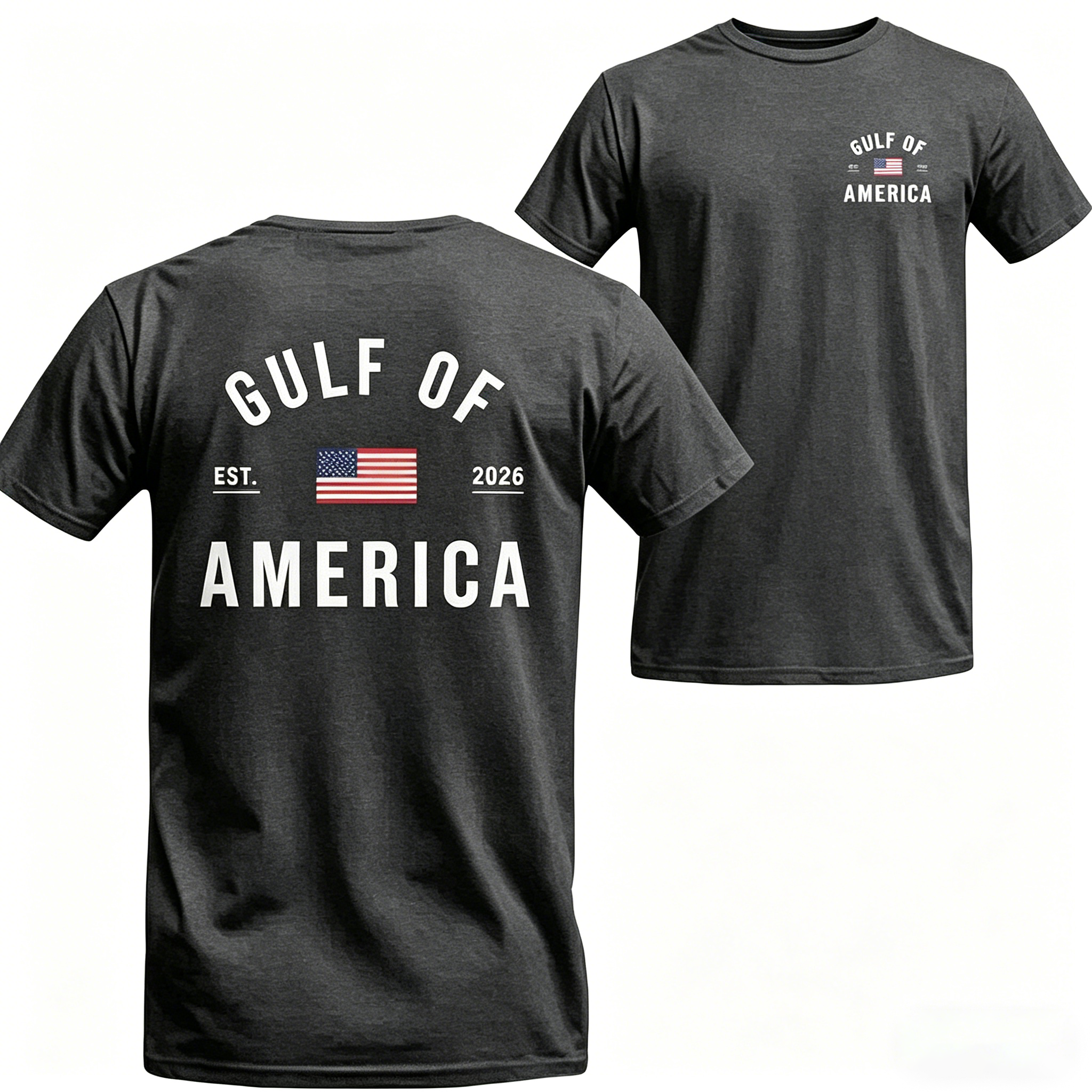 Women's Gulf of America T-Shirt – Patriotic Minimalist USA Flag Graphic Shirt