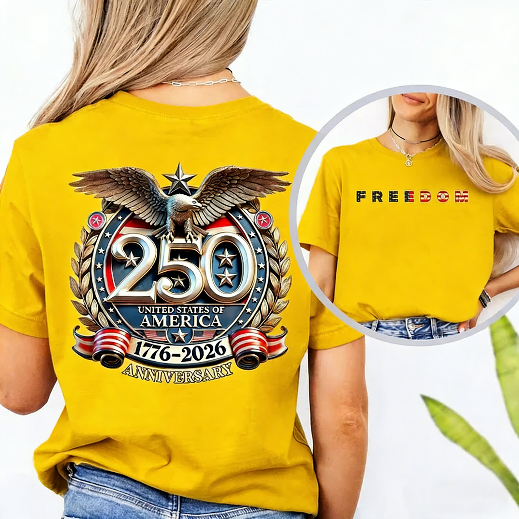 Women's Freedom 250 Years Anniversary  T-Shirt