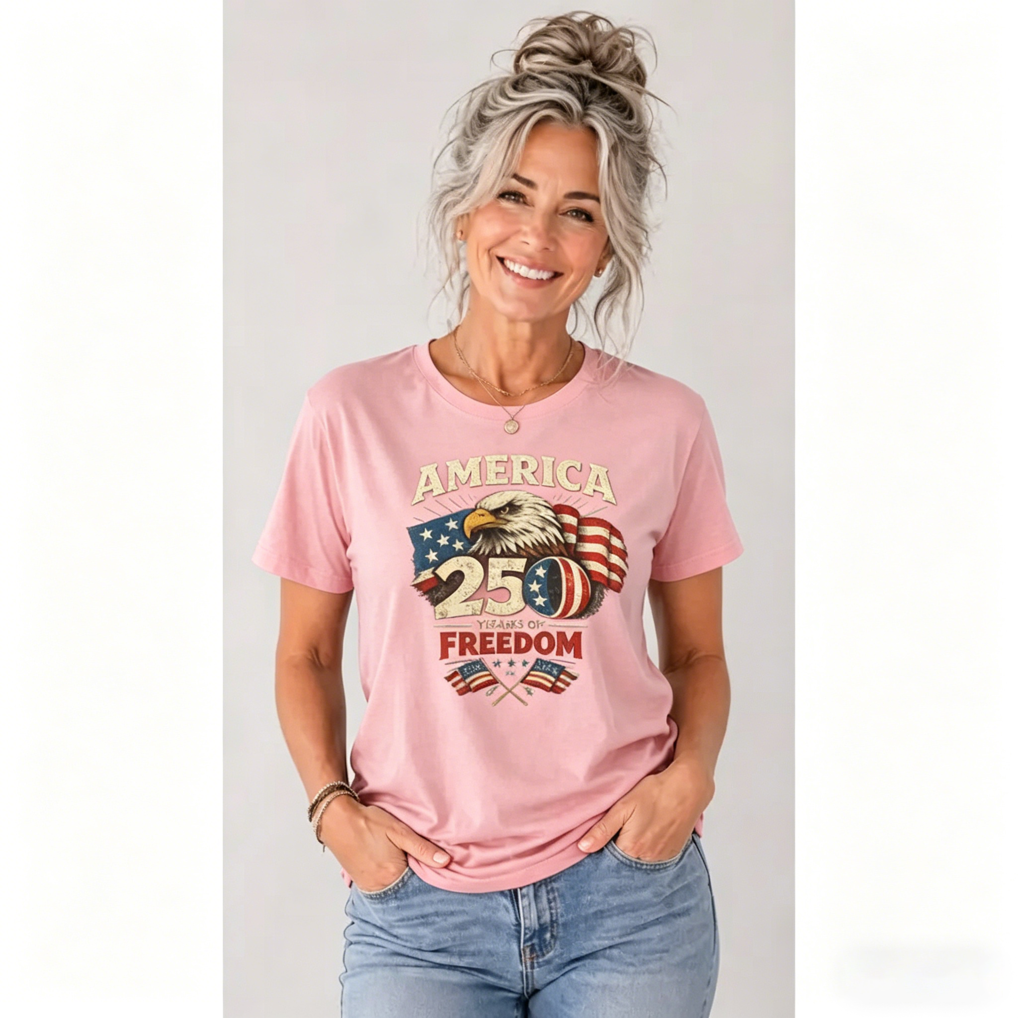 Women's America 250 Years of Freedom T-Shirt