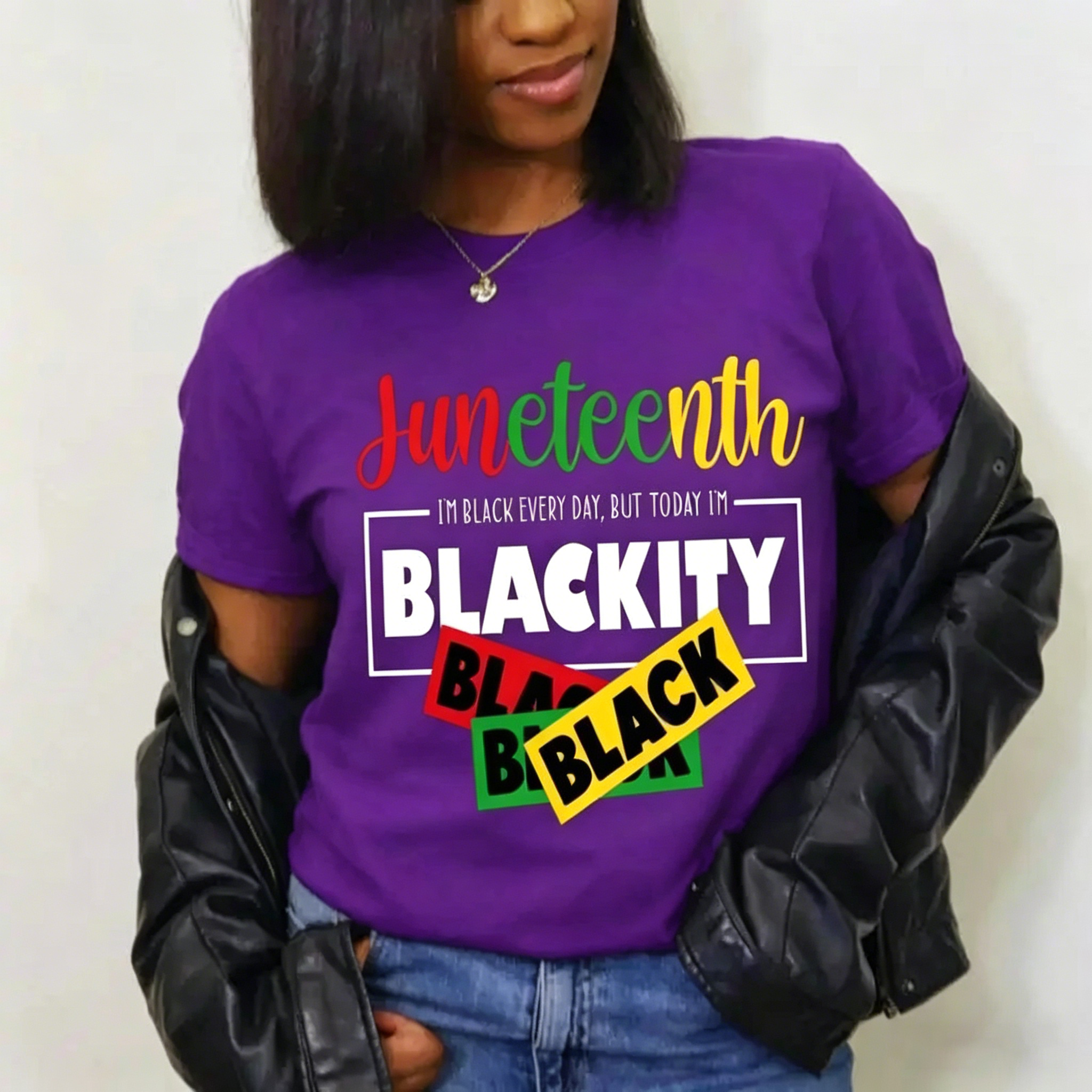 Unisex Juneteenth 1865 Hot Stamped T-Shirt