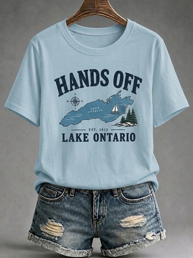 Women's Lake Ontario Printed T-shirt