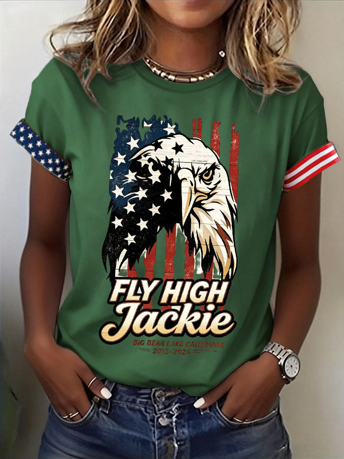 Women's Jackie Forever Our Queen Print  T-Shirt