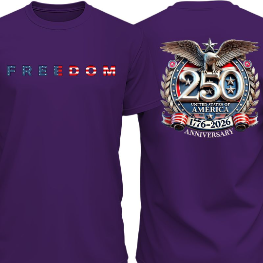 Unisex Freedom 250 Years Anniversary  T-Shirt