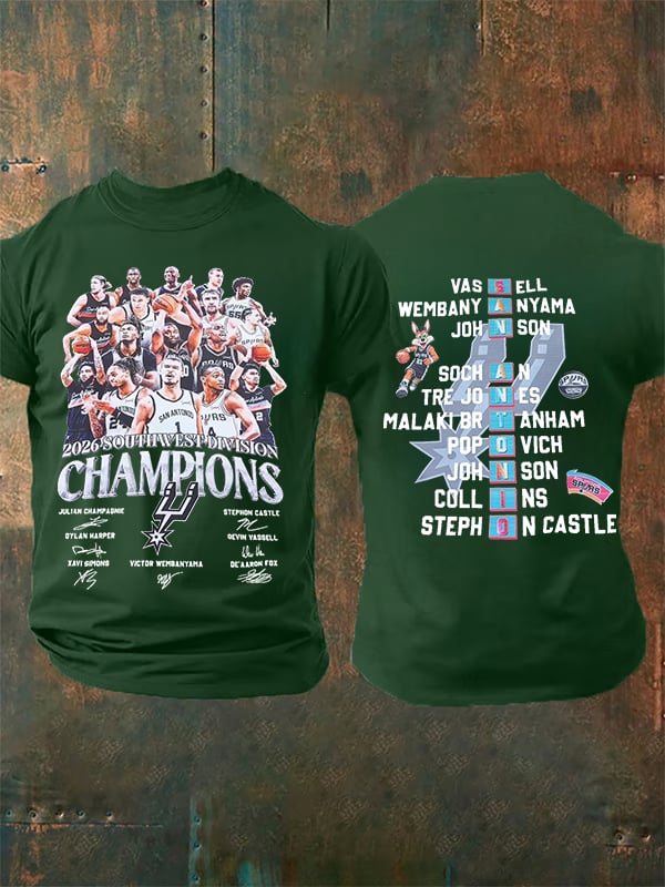 Men's CHAMPIONS Print Round Neck T-shirt