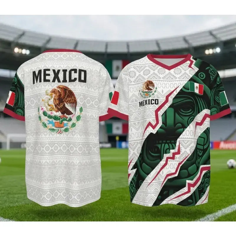 Unisex Mexico Soccer Jersey 2026 White