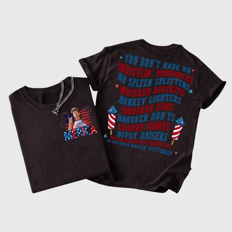 4th Of July Merica Tour Joe Dirt T-shirt
