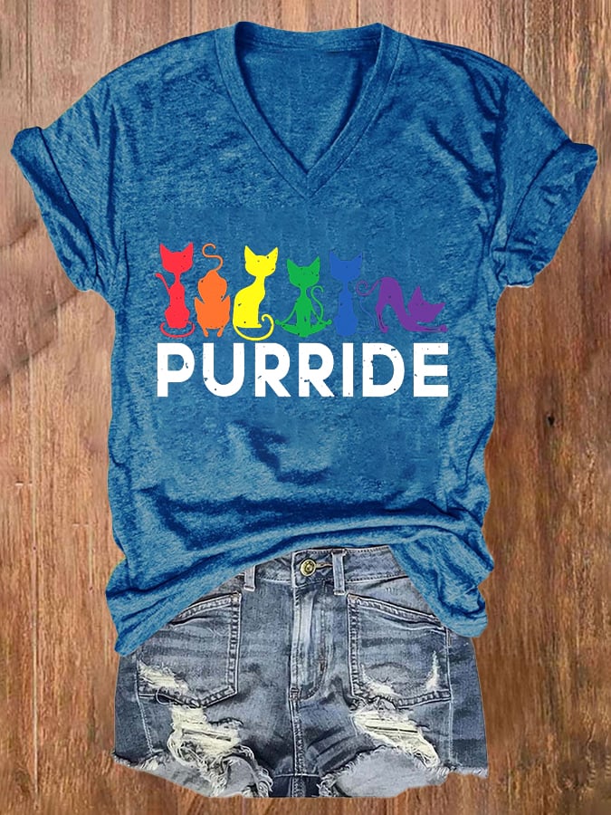 Women's Gay Print Casual Print T-Shirt