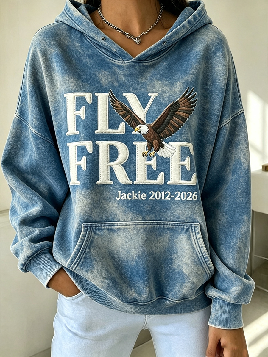 Women's Fly Free Jackie Print Casual Sweatshirt