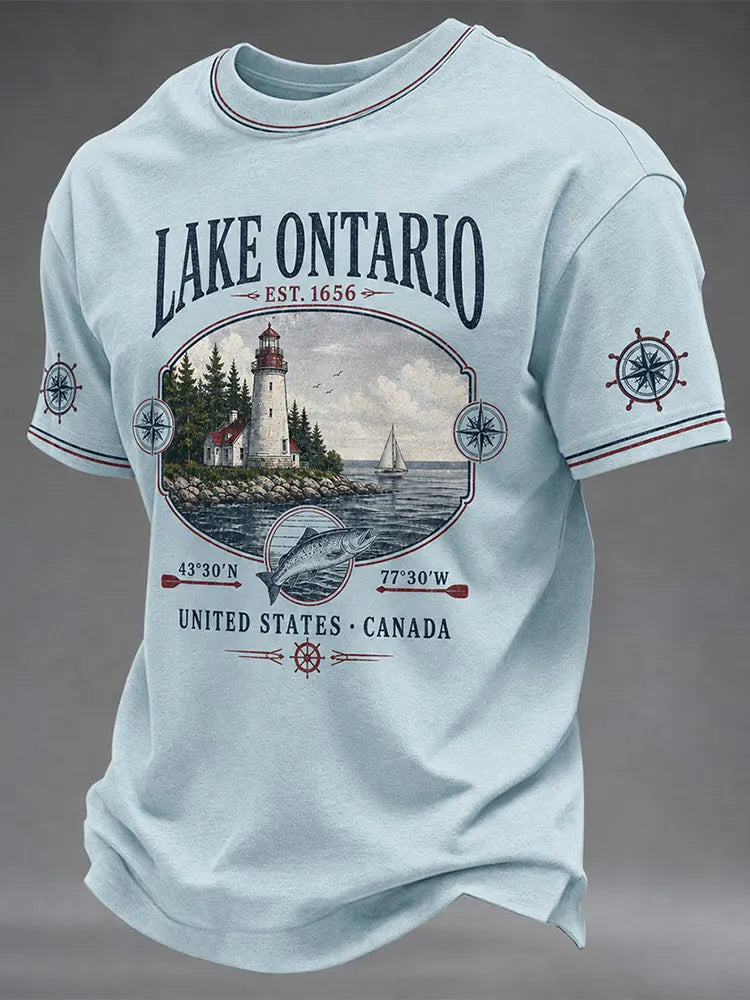 Men's Lake Ontario Always And Forever Short Sleeve T-shirt