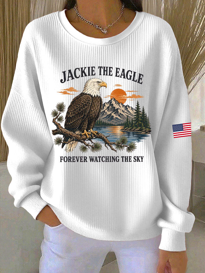 Women's Forever Watching the Sky  Print Casual Sweatshirt