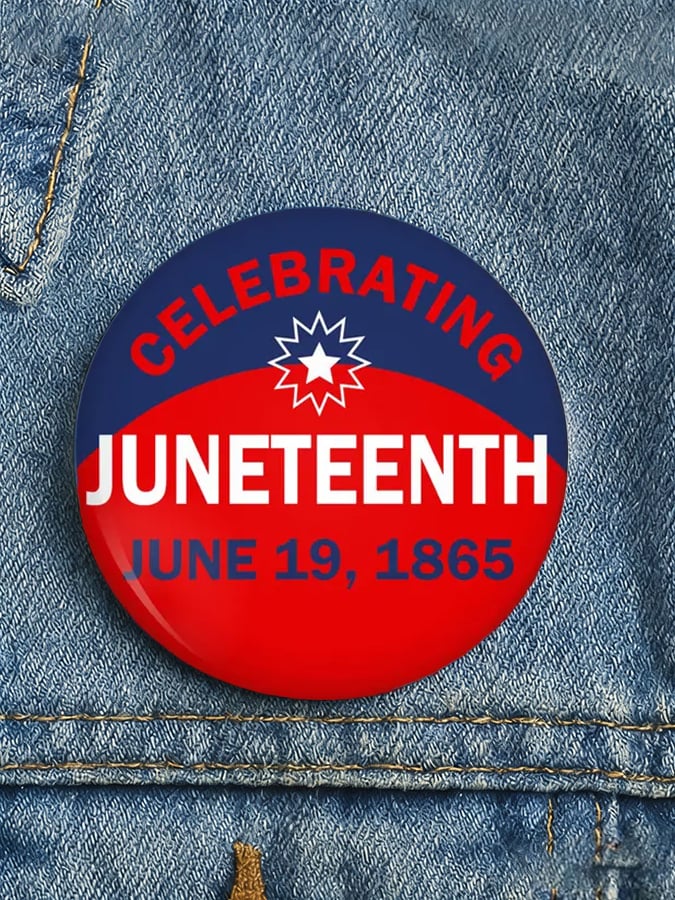 Juneteenth Pinback Button