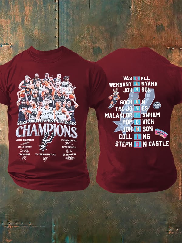 Men's CHAMPIONS Print Round Neck T-shirt