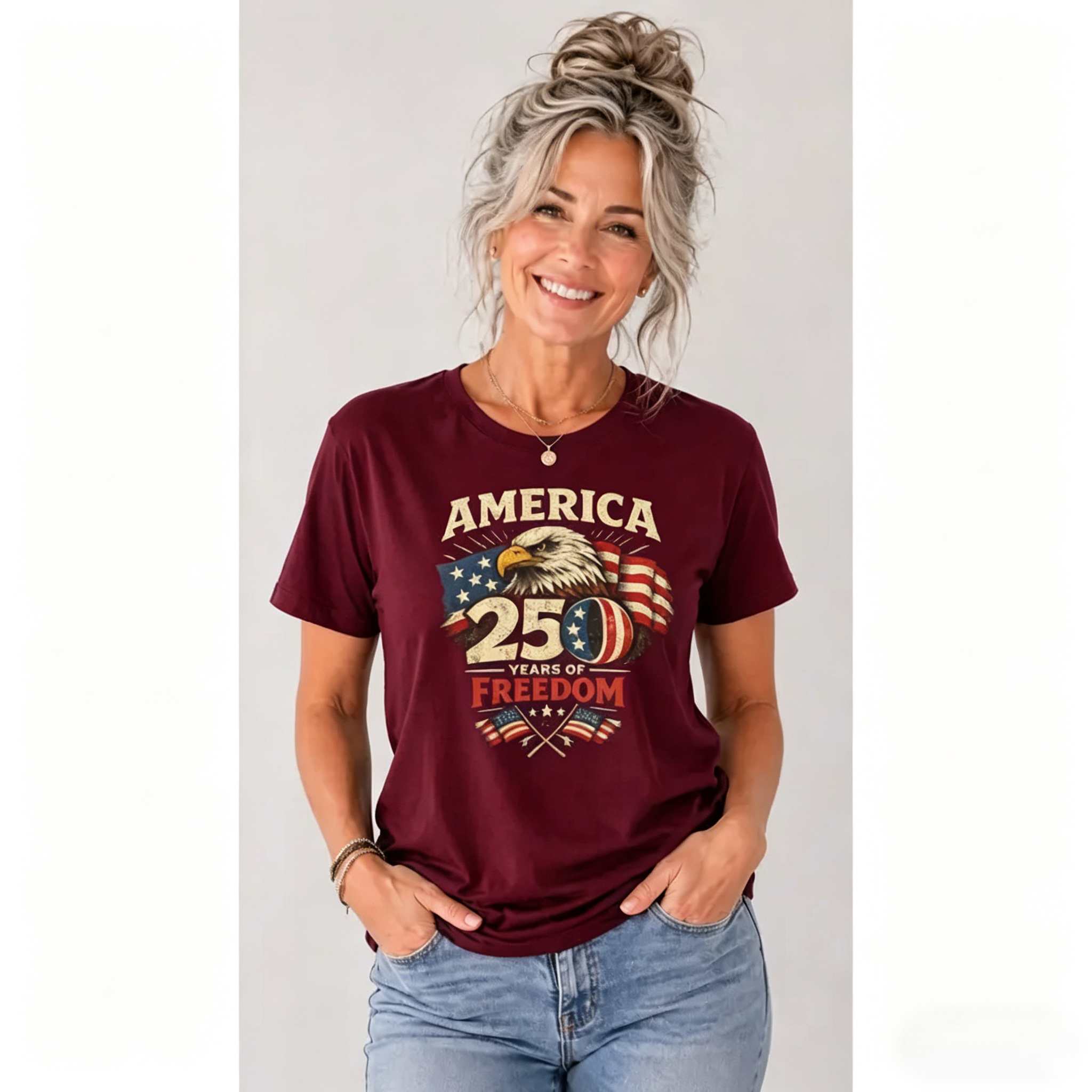 Women's America 250 Years of Freedom T-Shirt