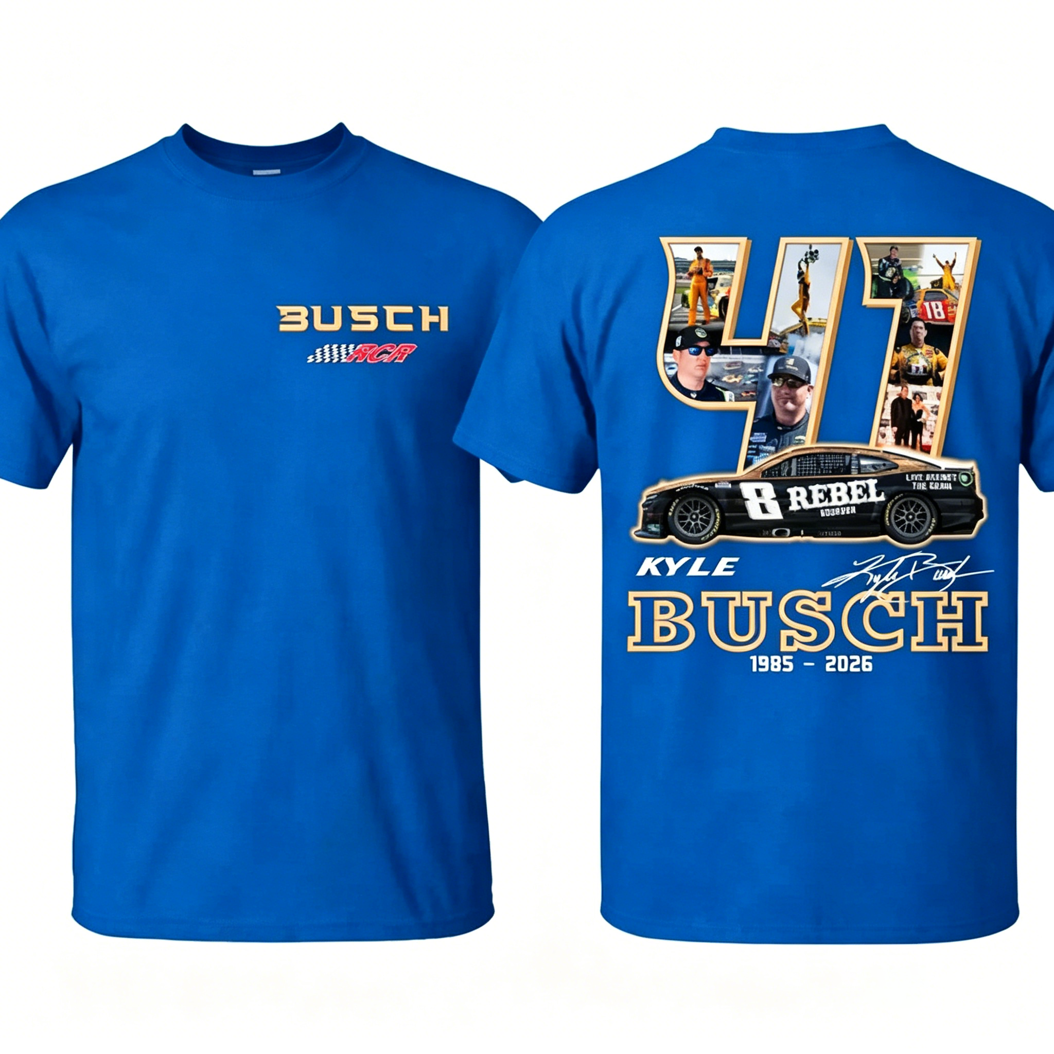 Unisex Kyle Busch 41 Tribute T-Shirt
