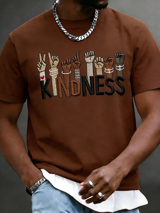 Men's Black History Culture Print Casual Top