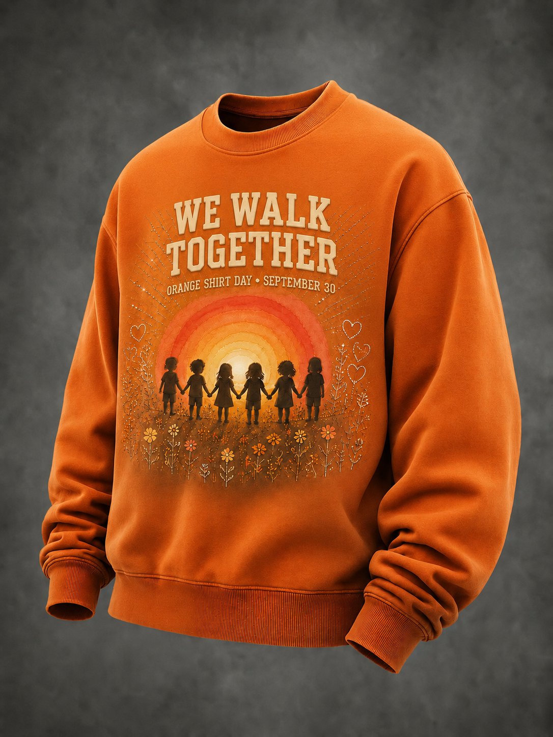 Men's Orange Shirt Day Print Hoodie