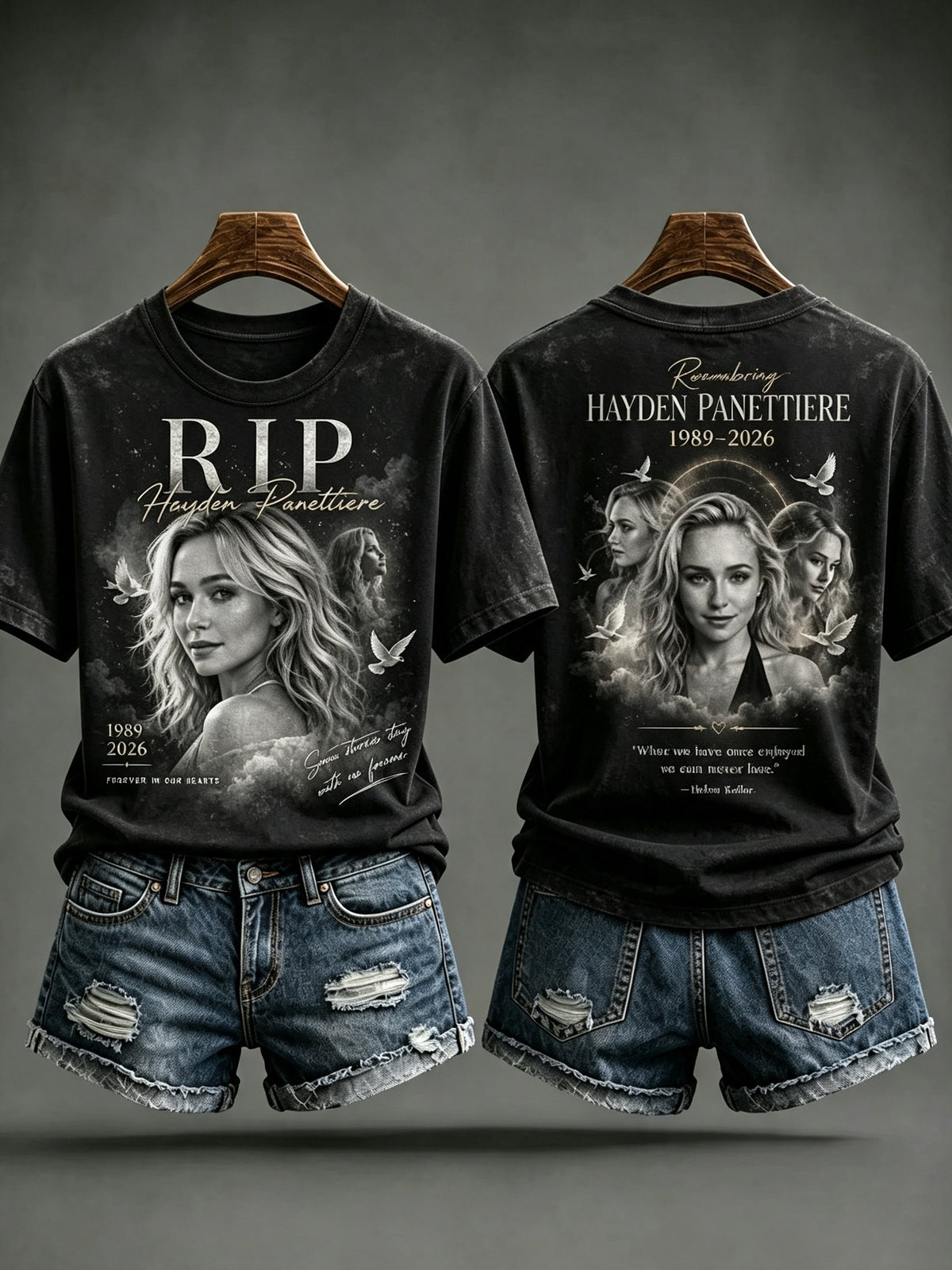 Women's Retro-Casual Art-Print T-Shirt