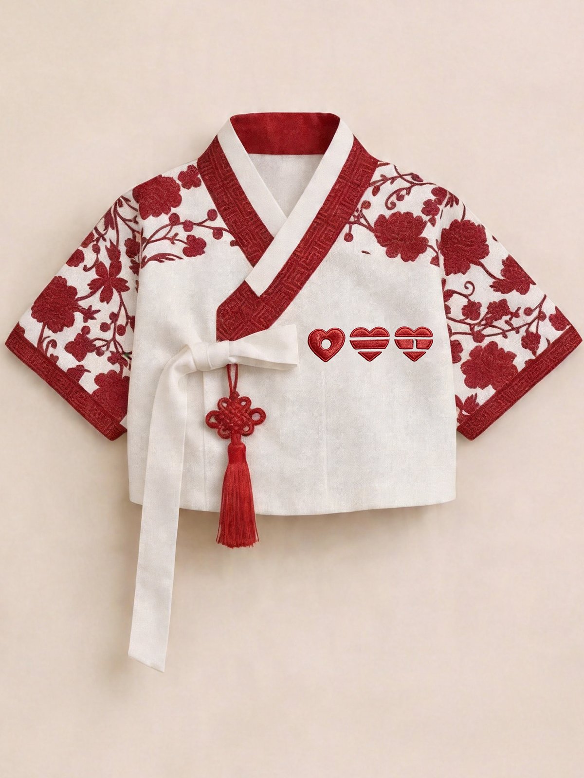 Women Concert-Inspired Jeogori Hanbok Top With Tassel