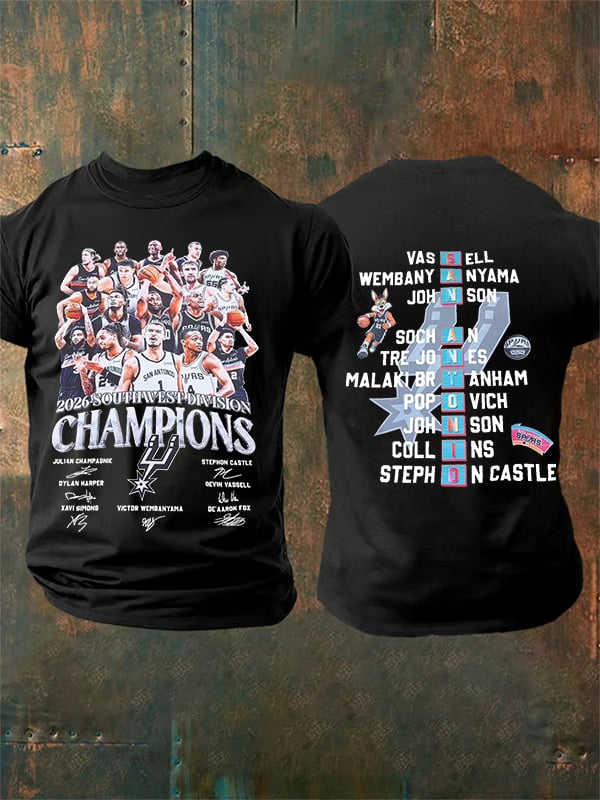 Men's CHAMPIONS Print Round Neck T-shirt
