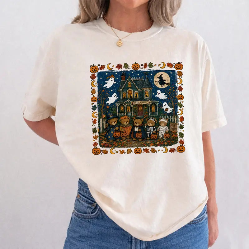 Vintage 90s Bears Halloween Shirt, Trick or Treat Bears T-shirt
