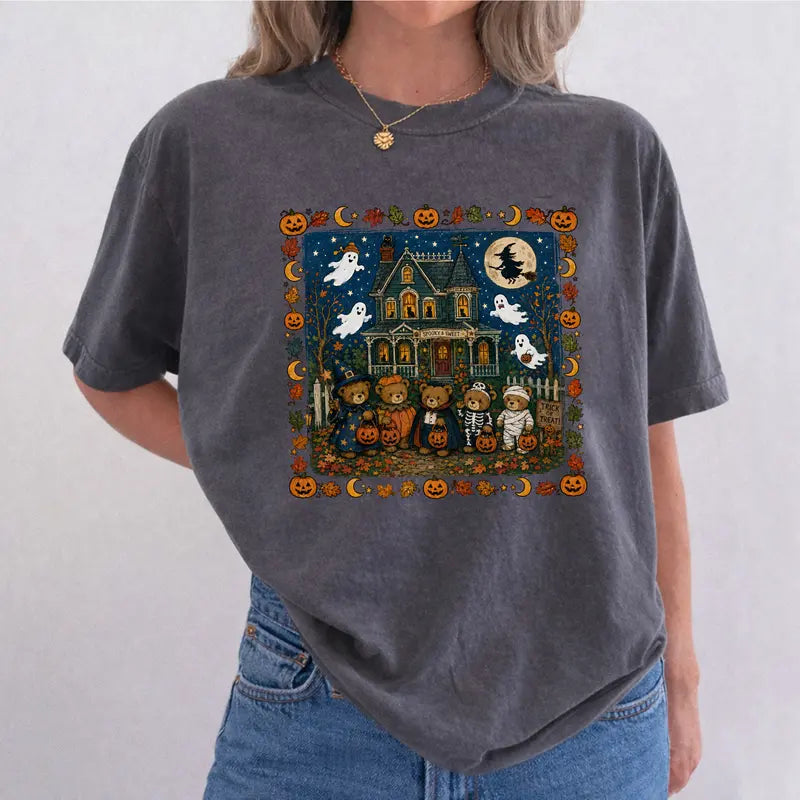 Vintage 90s Bears Halloween Shirt, Trick or Treat Bears T-shirt