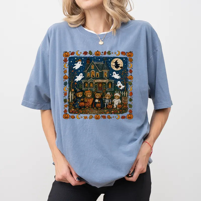 Vintage 90s Bears Halloween Shirt, Trick or Treat Bears T-shirt