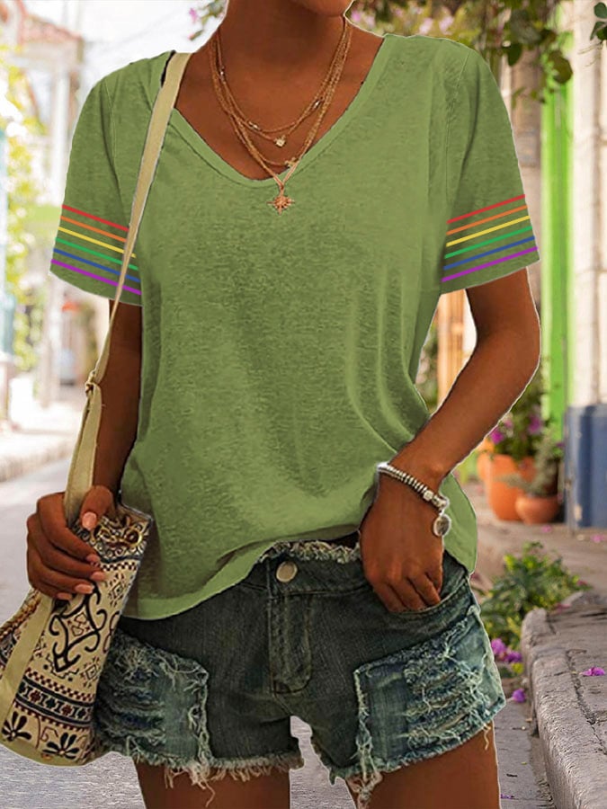 Women'S LGBTQ Pride Month Print Casual T-Shirt