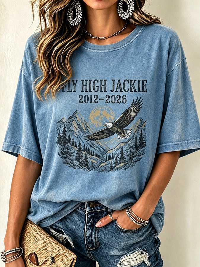 Women's Jackie Forever Our Queen Print  T-Shirt