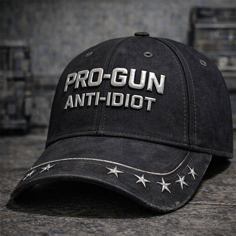 Pro-Gun Anti-Idiot Art Print Hat