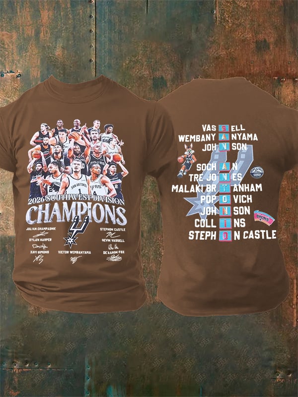 Men's CHAMPIONS Print Round Neck T-shirt