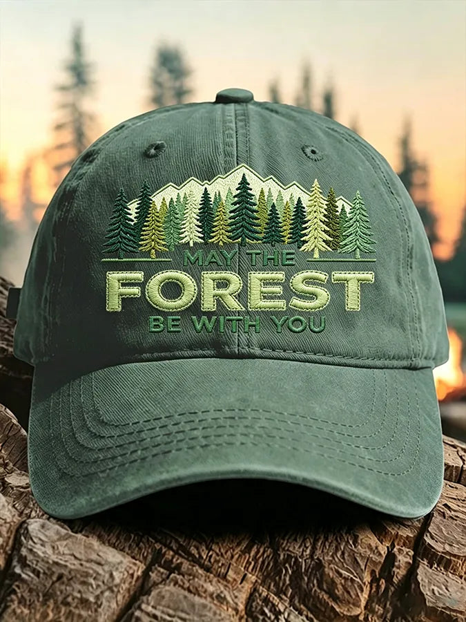 "May The Forest Be With You" Unisex Baseball Cap