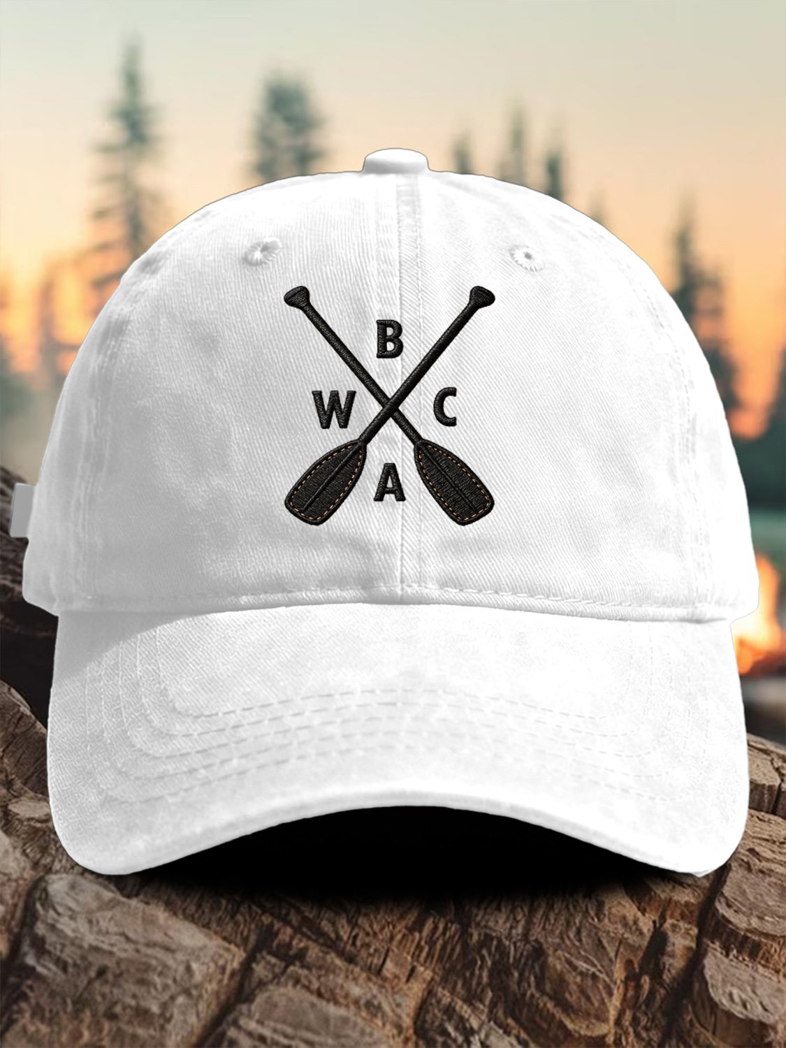 Retro Save The BWCA Save Boundary Waters Canoe Area Wilderness Print Baseball Cap