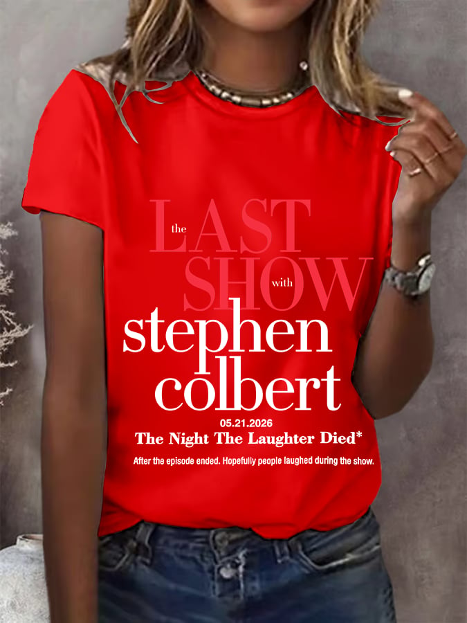Women's Retro Last Show Print T-Shirt