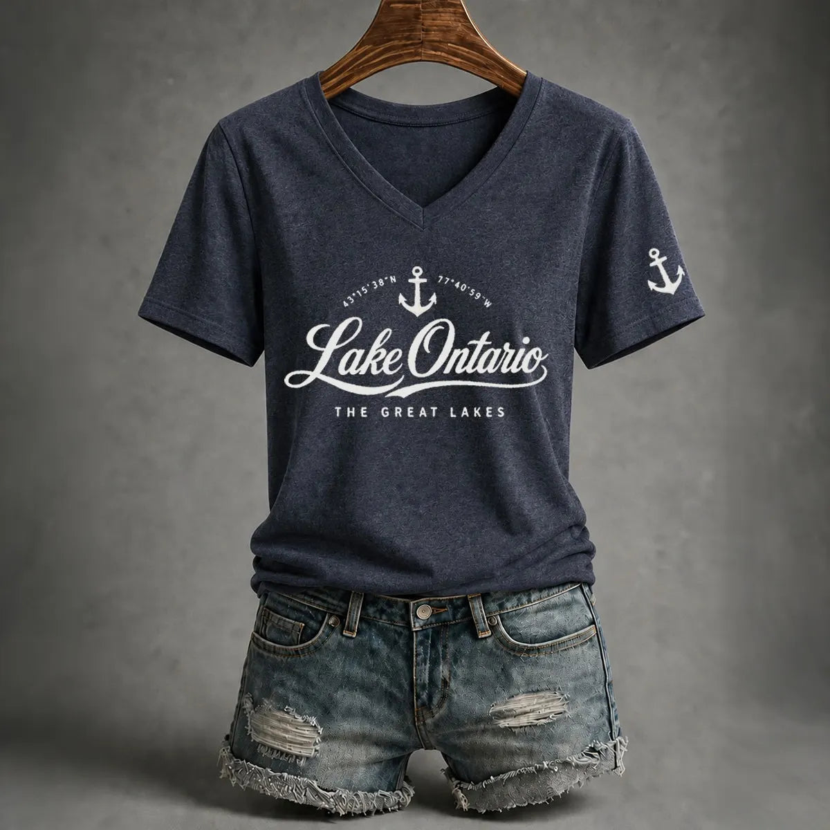 Women’s Lake Ontario Printed Casual T-shirt
