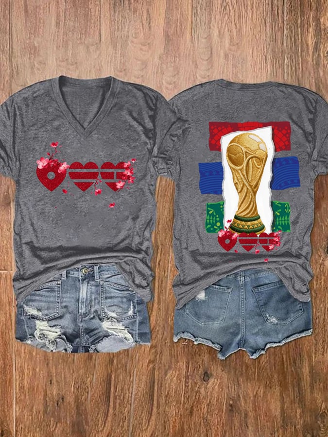 Women's Art Print Casual T-shirt