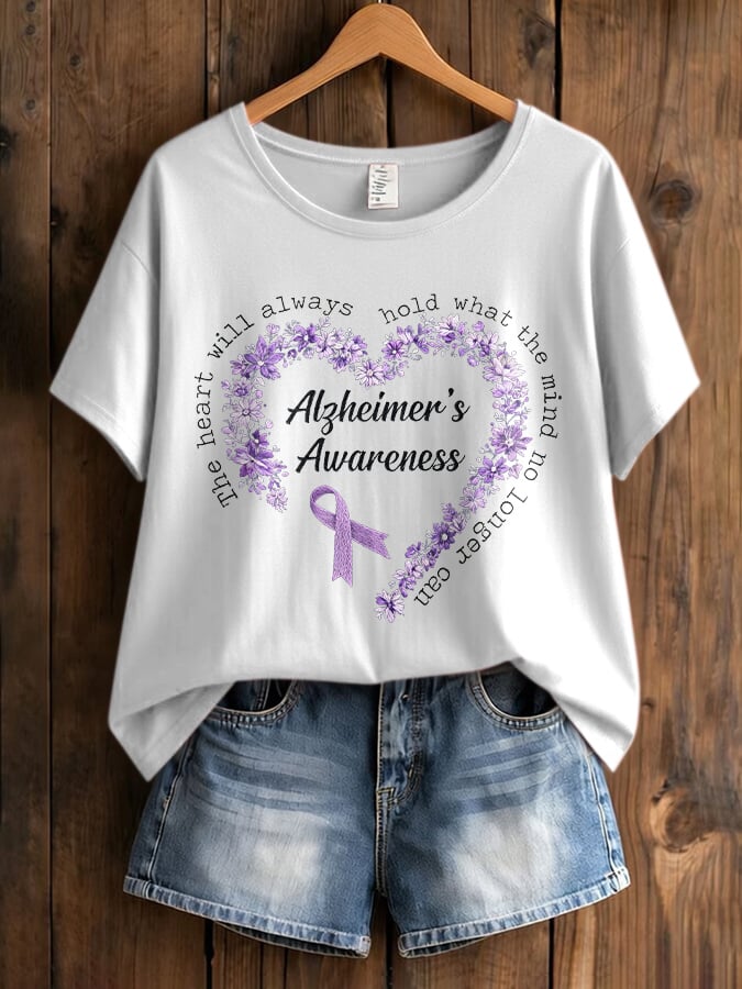 Women's Alzheimer's Disease Awareness T-Shirt