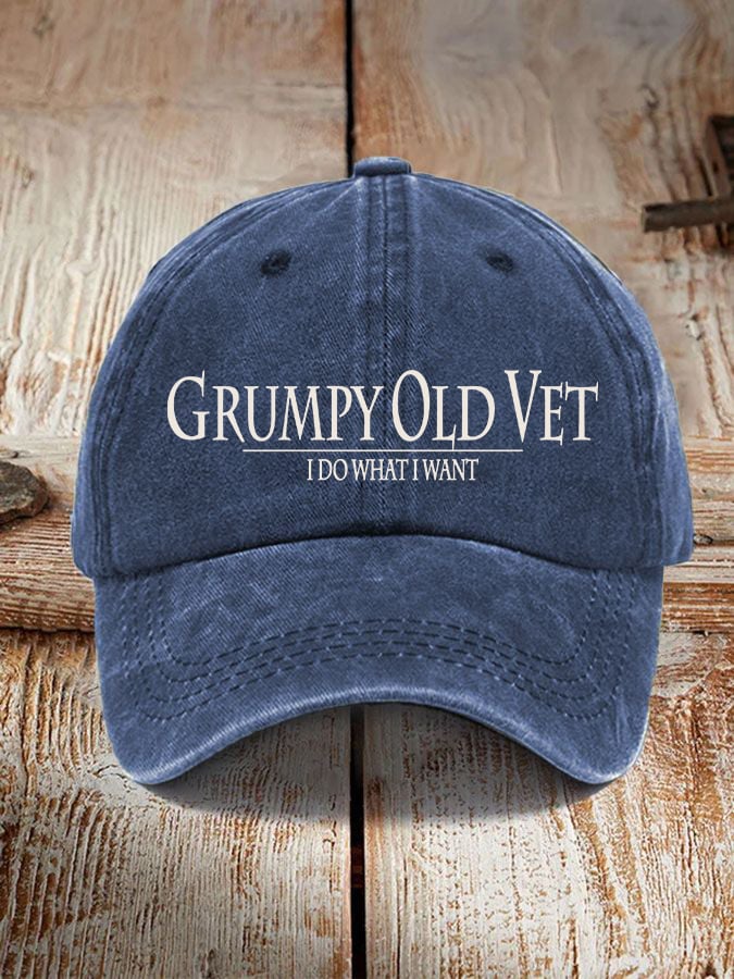 Veteran "I DO WHAT I WANT" Printed Hat