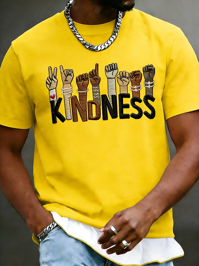 Men's Black History Culture Print Casual Top