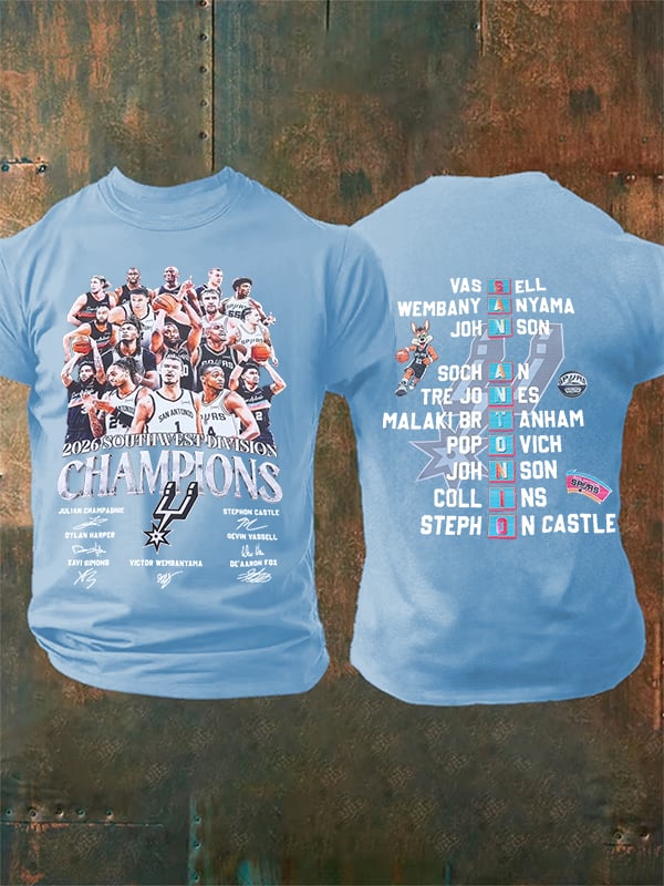 Men's CHAMPIONS Print Round Neck T-shirt