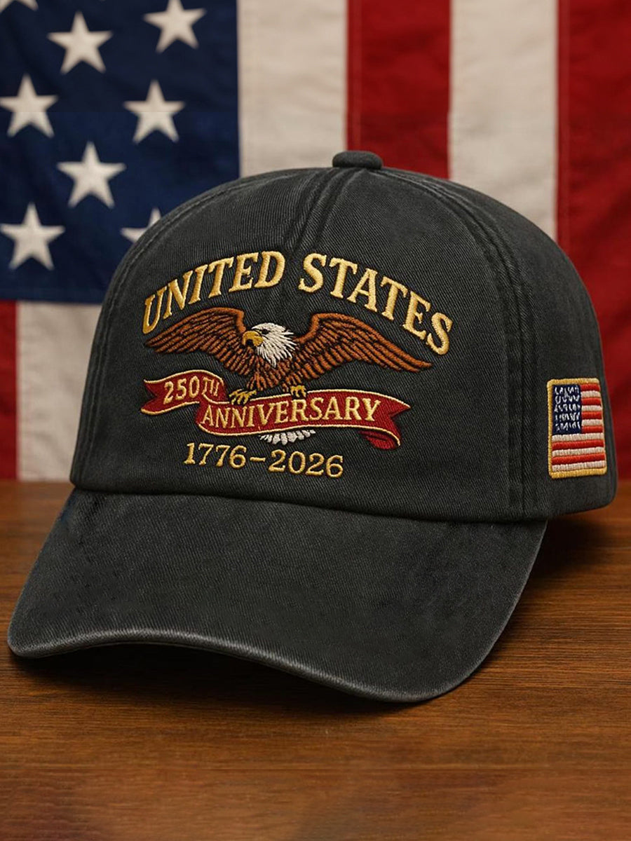 Men's Independence Day Eagle Art Print Hats