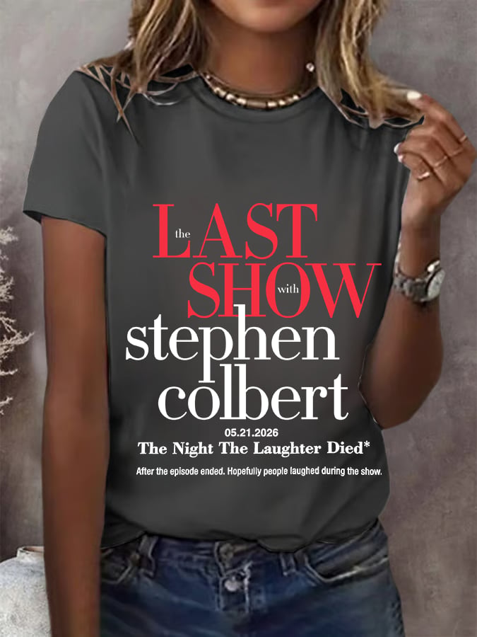 Women's Retro Last Show Print T-Shirt