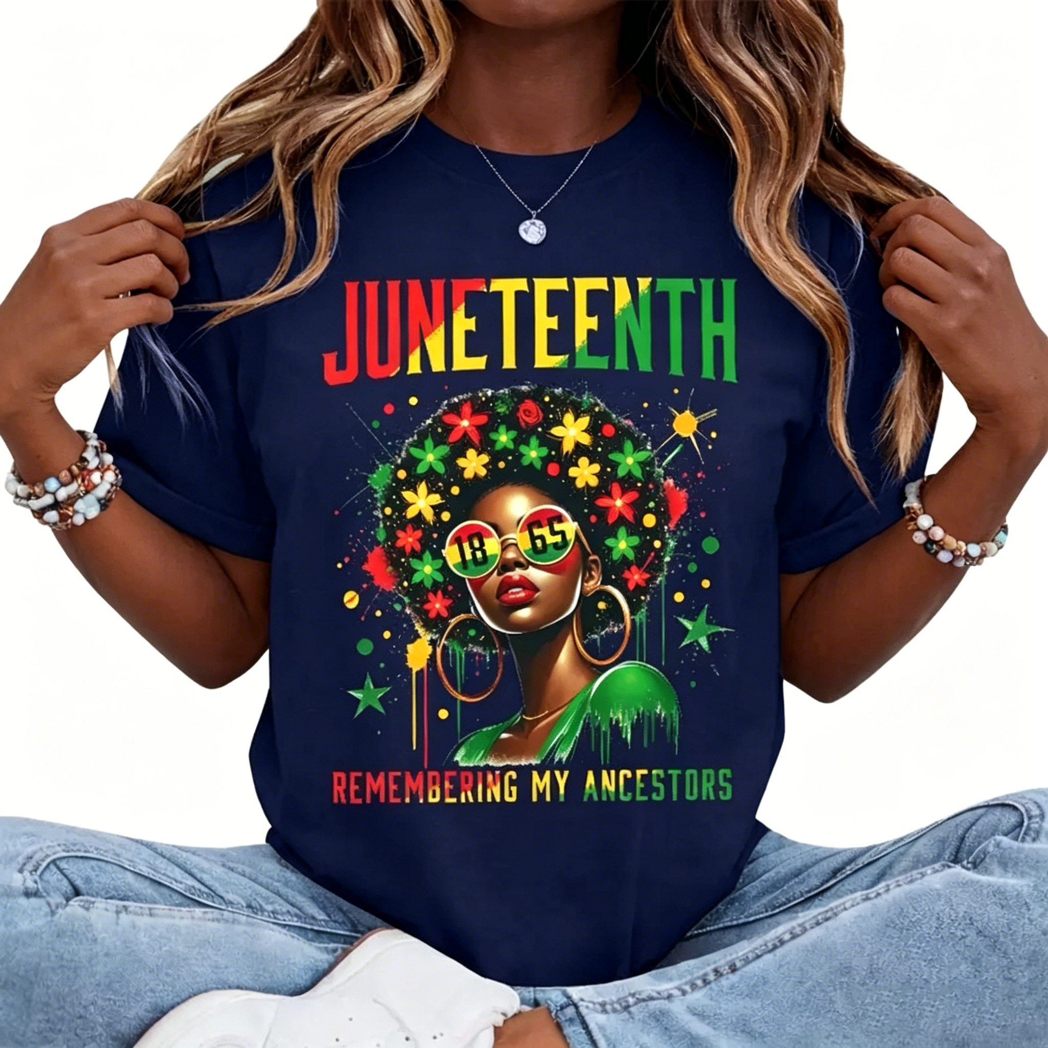 Juneteenth Remembering My Ancestors 1865 T-Shirt