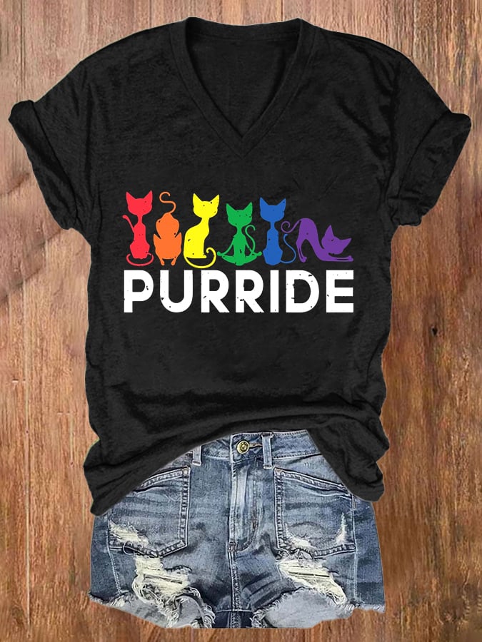 Women's Gay Print Casual Print T-Shirt
