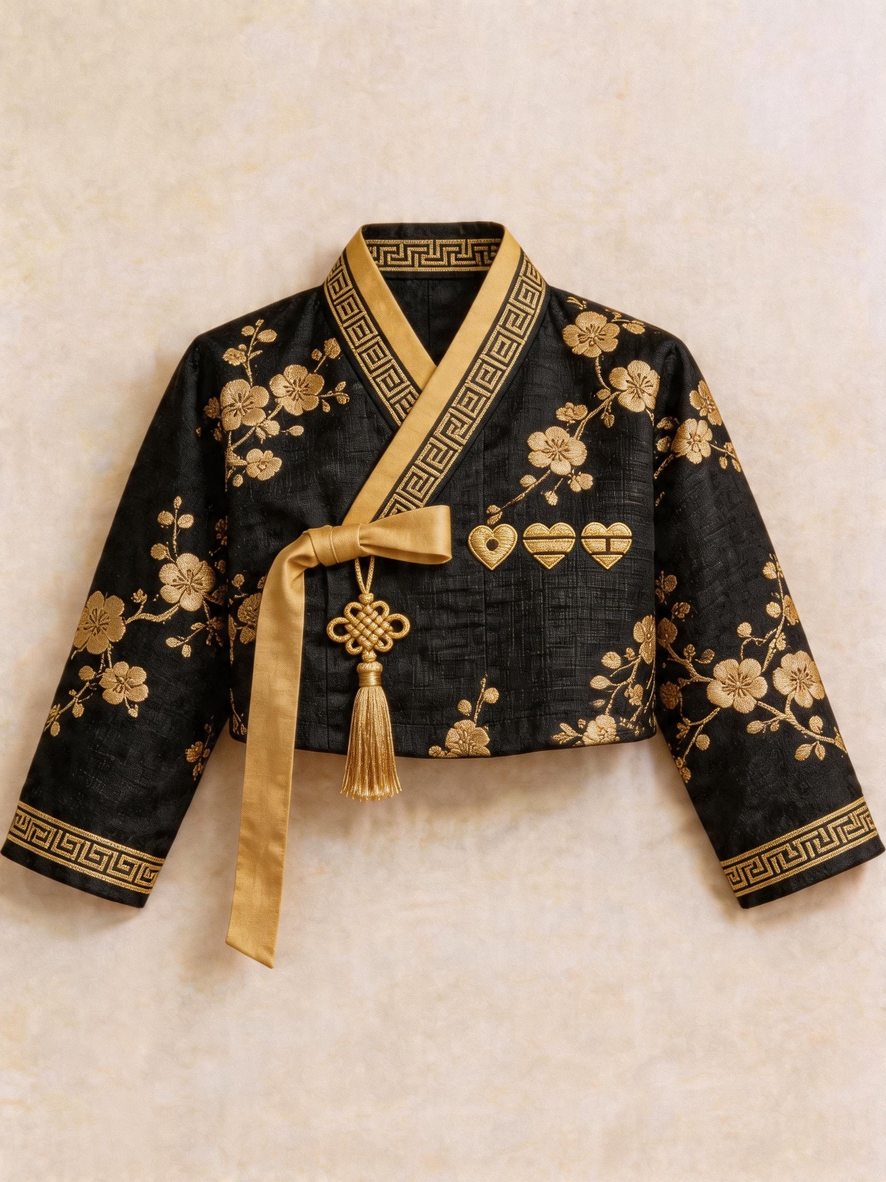 Women Concert-Inspired Jeogori Hanbok Top With Tassel