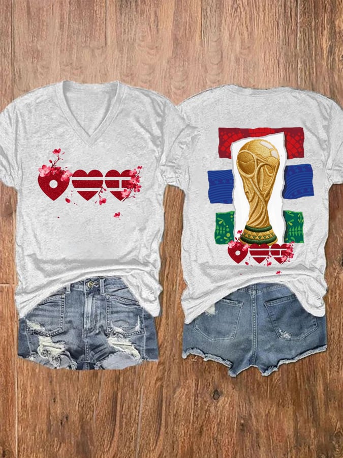 Women's Art Print Casual T-shirt