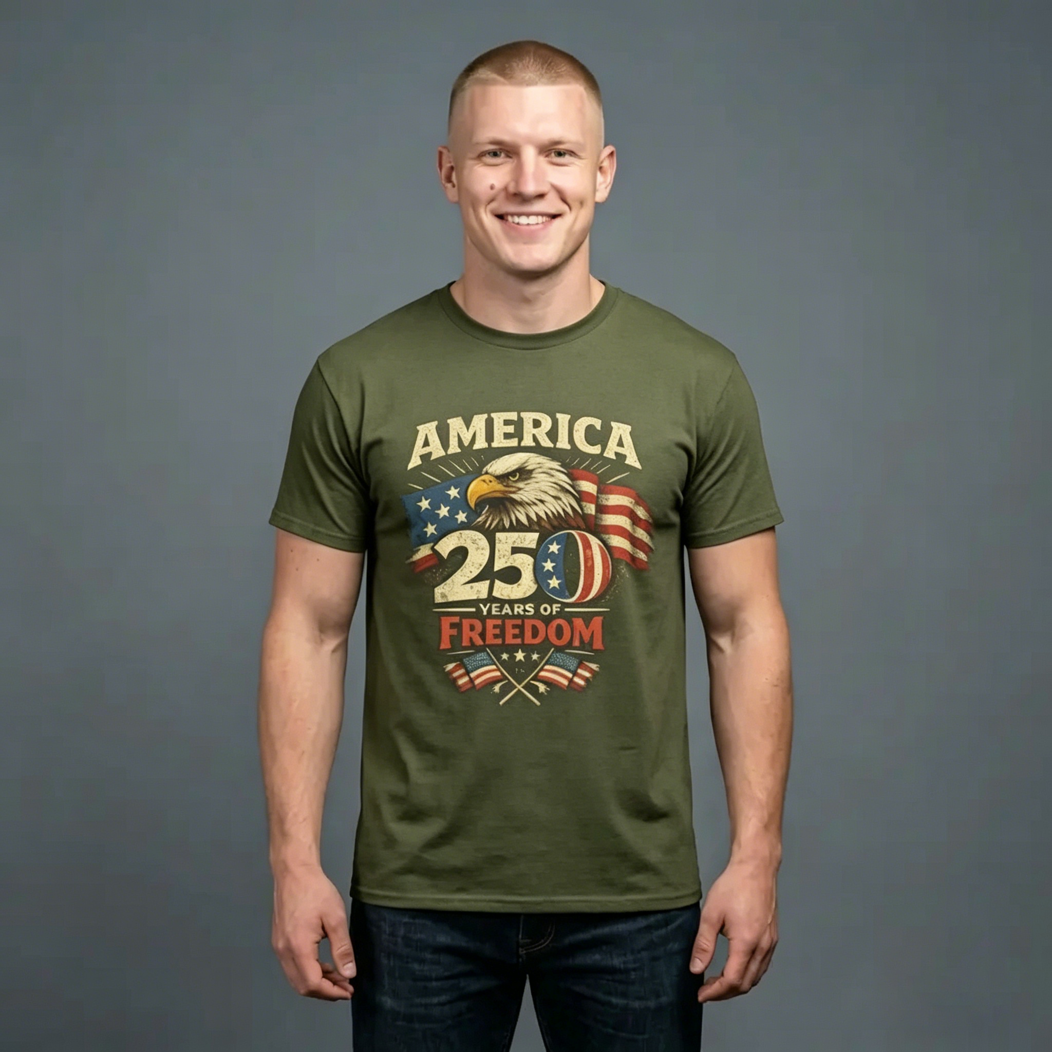 Men's America 250 Years of Freedom T-Shirt