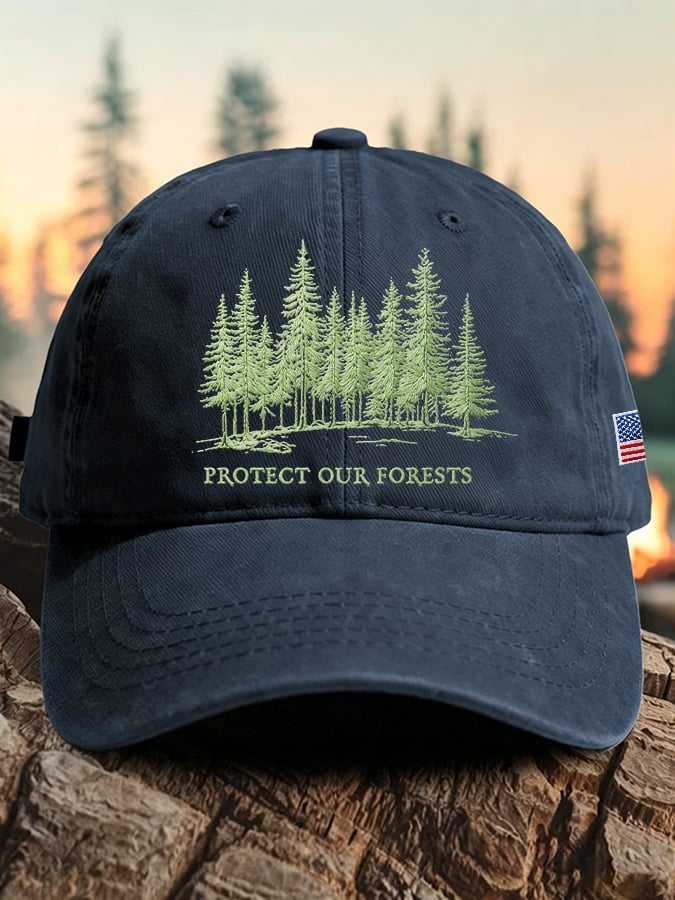 Unisex Protect Our Forests Printed Hat